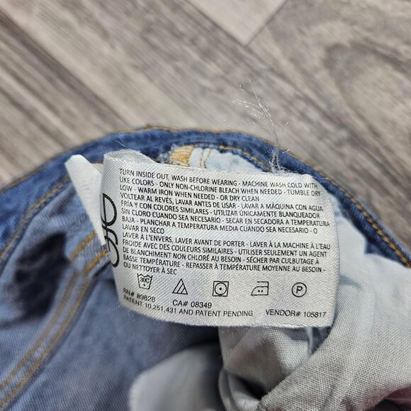 Gloria Vanderbilt Boyfriend Jeans Womens 10 Blue Medium Wash Mid Rise Stretch - Picture 5 of 10